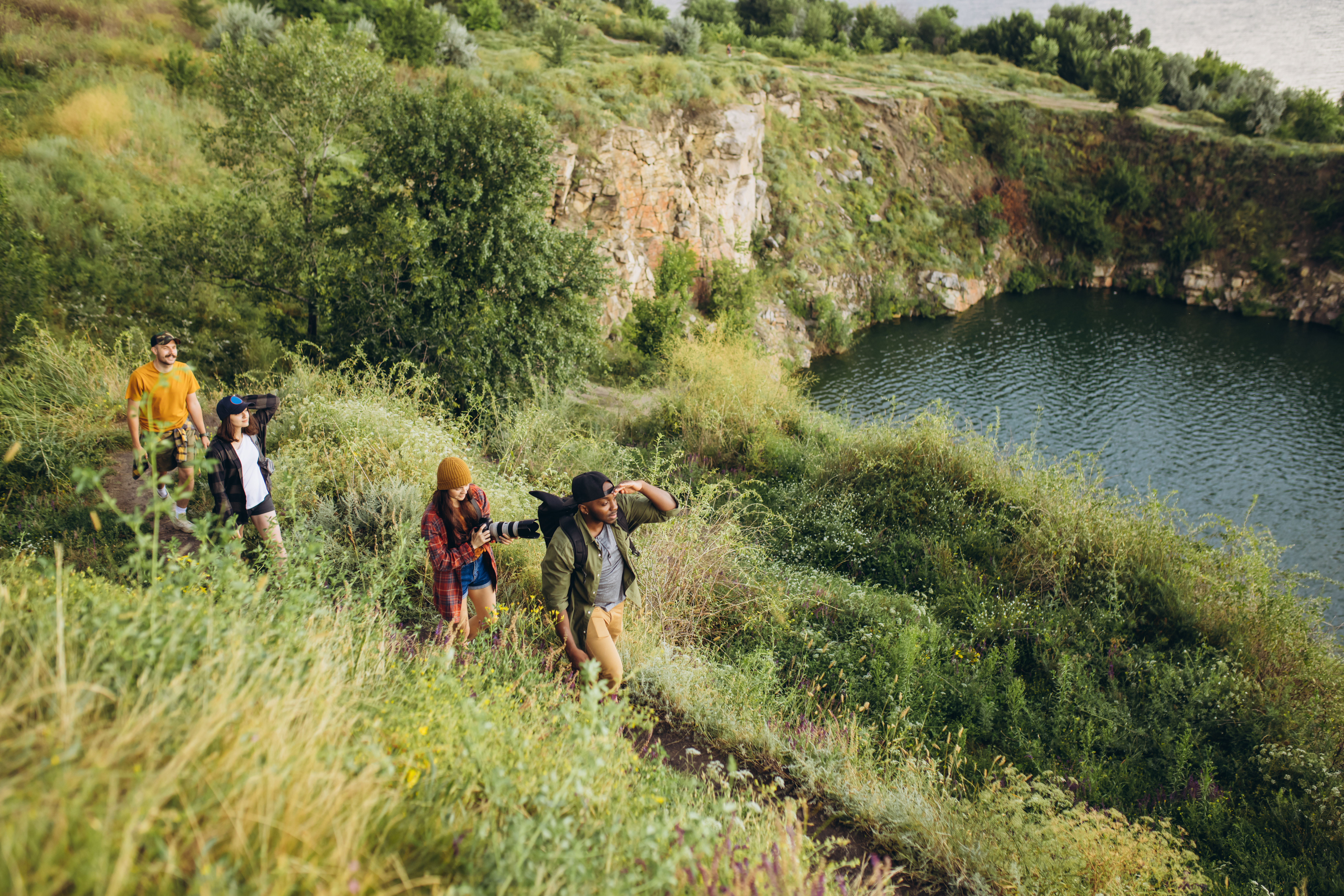 Mountain hiking