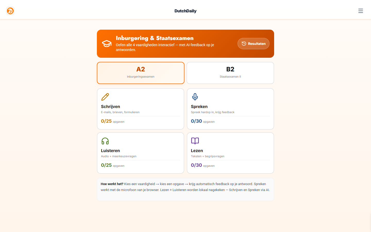 Exam hub